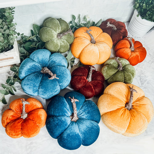 Velvet Pumpkins
